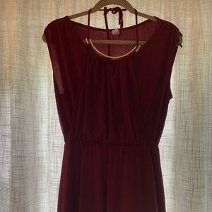 Maroon Dress